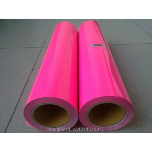 CDU-30 Neon Pink color of PU viny heat transfer on garment with free shipping