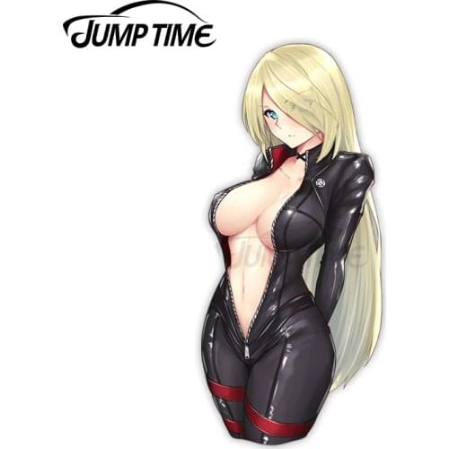 Jump Time 13 x 4.5cm For Closers Irina Petrovona Car Stickers Vinyl Material Decal Car Accessories Graffiti Creative Decoration