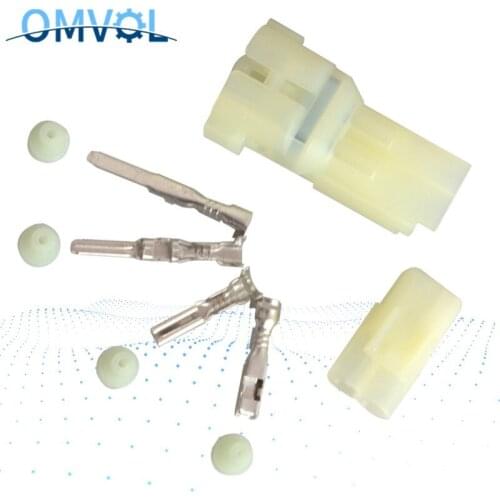 1Set 2pin line car waterproof connector waterproof plug electrical wire connector