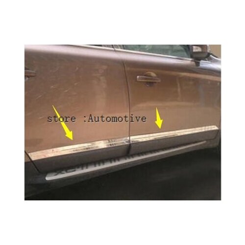 4 PCS Car Accessories Chrome 4pcs Side Door Body Trim Molding for VOLVO XC60 2009 2010 2011 2013 Auto Styling