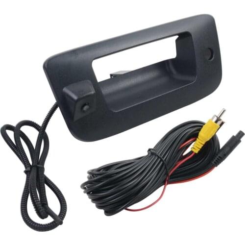AP02 Rear View Camera Kit w/ Wiring Harness&Tailgate Handle Bezel 22755304 for Chevy
