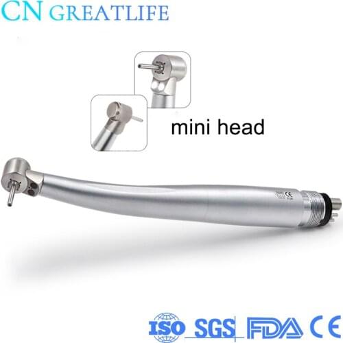 Children Push Button Single Way Spray 2 Leds Mini Head Led Dental High Speed Handpieces High Speed Handpiece Led for Child