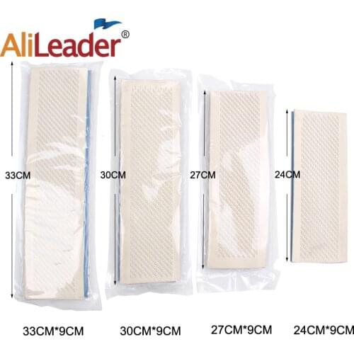 Alileader Drawing Board Hair Holder Drawing Mat Pu Skin Pad Holder For bulk hair extension tools 30cm*9cm/27cm*9cm/24cm*9cm