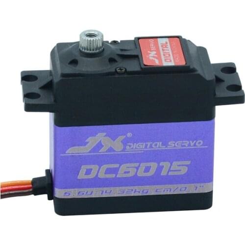 Jx DC6015 15kg Metal Gear Digital Servo Remote Control High-Speed Drift Flat Sports Car/Airplane/Robot Servo For Rc Car/Robot