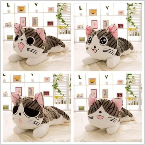 Kawaii 30cm Japanese Cartoon Anime Plush Toys Chi Lovely Cheese Cat Soft Valentine Birthday Gift