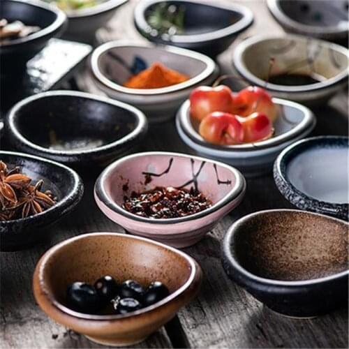 Meiguang Japanese style ceramic saucer saucer saucer sauce saucer vinegar saucer creative tableware snack cold dish cutlery
