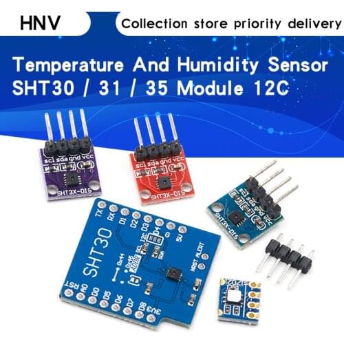 SHT30 SHT31 SHT35 temperature and humidity sensor module I2C communication numeric wide voltage