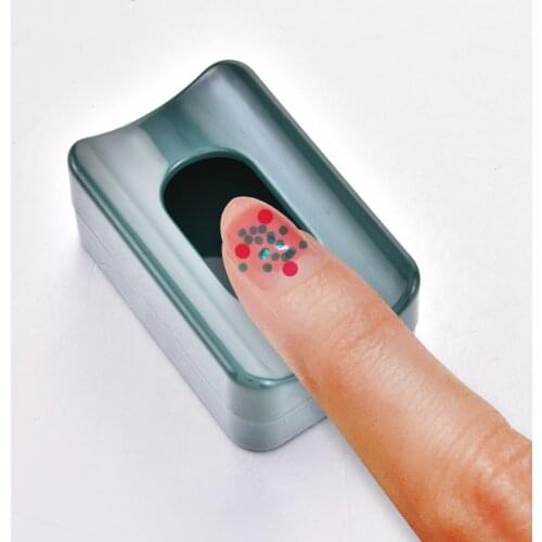 Nail Art Powder Recycling Box Loose Powder Sequins Magic Mirror Powder Woolen Crushed Diamond Powder Storage Collection Box Tool