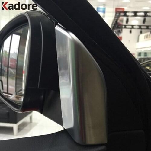 For Toyota Highlander 2014 2015 2016 2017 2018 2019 ABS Matte Inner Window A Pillar Triangle Cover Trim Car Accessories 2pcs