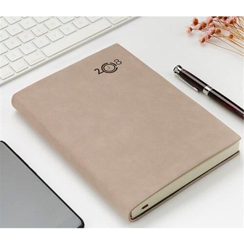 New A5 Fitted Soft Copybook Business Notebook Planner Composition Book Calendar Schedule Gift