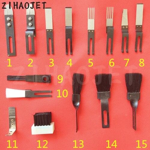 Offset printing machine cutting plotter Man Roland Heidelberg GTO paper Separator divider media clamp clip clean brush 10pcs