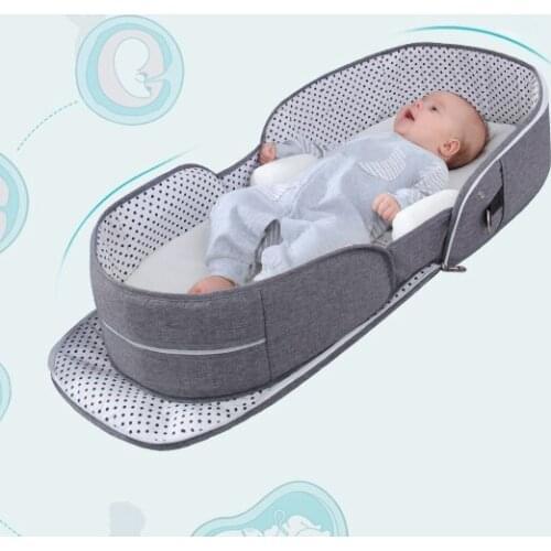 Portable Baby Crib Mummy Bag Infant Nest Cradle Folding Newborn Travel Bed In Bed Cot Mattress Bassinet Room Decor