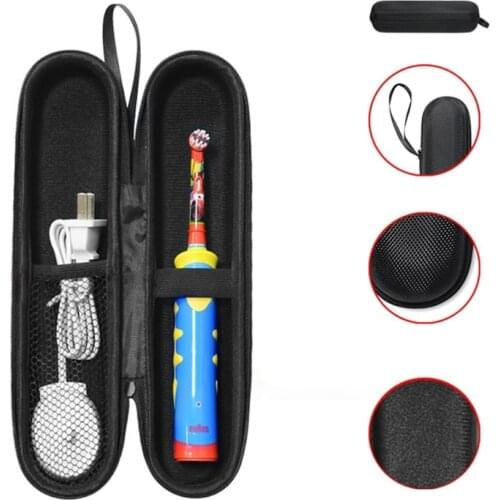 Portable Travel Case Replacement Safe Teeth Brush Box Outdoor Tooth Brush Storage for Oral B D10 Kid Electric Toothbrush Box