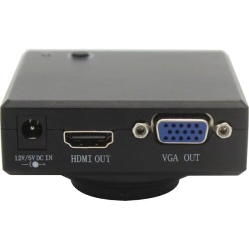 HD 2.0MP HDMI VGA Dual Output Industrial Video Microscope Measuring Camera Support U Disk Storage Picture Mouse Operation