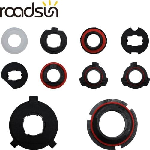 Roadsun 2PC H1 H3 H4 H7 H8 H9 H11 H13 9004 9005 9006 9007 880 Adapter Holder Base Sockets Retainer for S2 Car LED Headlight Bulb