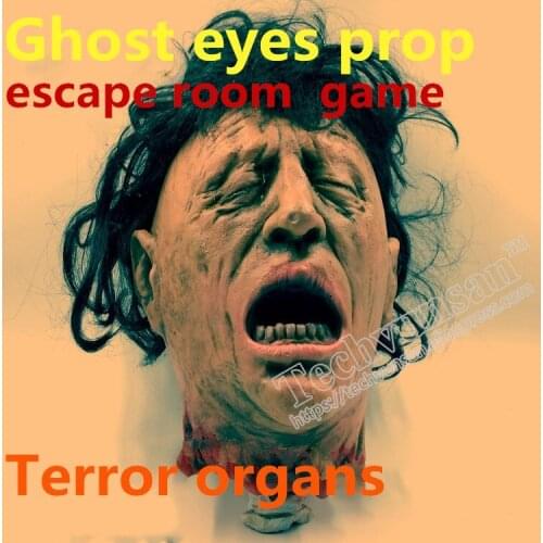 Terror ghost eyes prop horror theme props Put the monster eyes back to unlock takagism game Real life room Escape Room prop