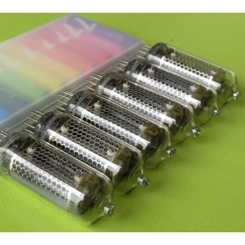 6pcs hard-legged glow tube IN 8 produced by the former Soviet Union, used in the world of the glow clock and the gate of destiny