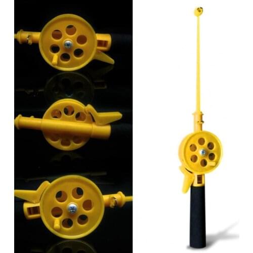 Ice Winter Fishing Rod With Reels Wheel Outdoor Kids Tackle Pole Pesca Sport Fish Conveniently Carrying Fishing Tool Accessories