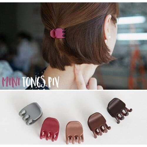 4PCS/lot Acrylic Headwear Colorful Hairpins Hair Clip Crab Hair Claws For Women Girl Simple and Elegant Clamp Hair Accessorie