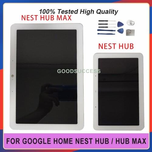 New For Google Home Nest Hub (First Generation) / Nest Hub Max LCD Display Touch Screen Digitizer Assembly Free Tool