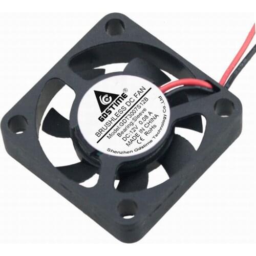2 Pieces Gdstime DC 12v 30x30x7mm 3007 Mini Portable Cooling Fan 30mm x7mm 2Pin XH2.54