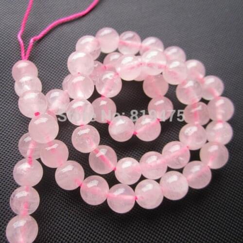 Natural Pink Crystal Beads Loose beads 4 6 8 10mm for jewelry making