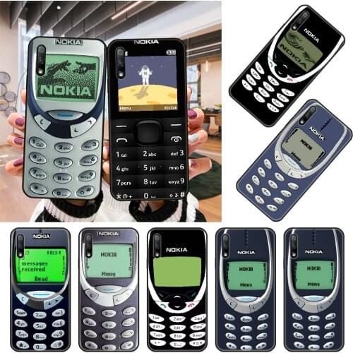 Phone Case For Huawei Honor 9X 9 9A 10 20 8X 8A 8S 7X 7A i 6A Pro Play Lite Black Cover Shell Trend Prime 3D Classic Nokia