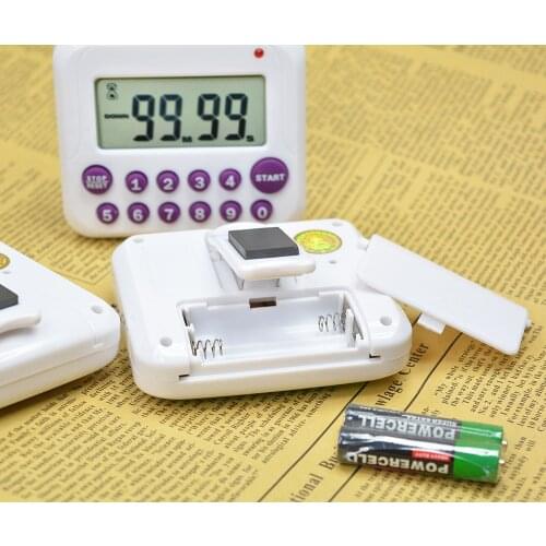 1PC Digital LCD Kitchen Cooking Clock Sport Countdown Timer Sport Count Down Up 12 Key 99 Minute Kitchen Cooking Time Tool