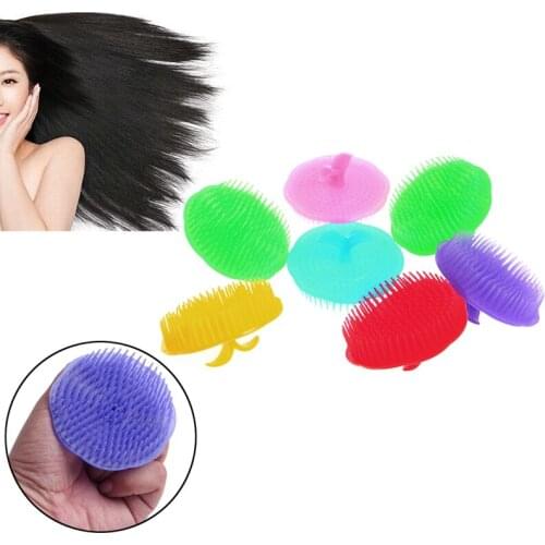 Shampoo Scalp Shower Body Washing Hair Health Massage Massager Brush Comb random color