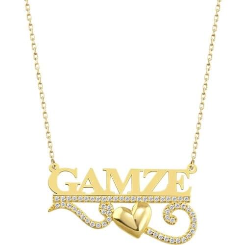 Personalized Heart Is Necklace DN252