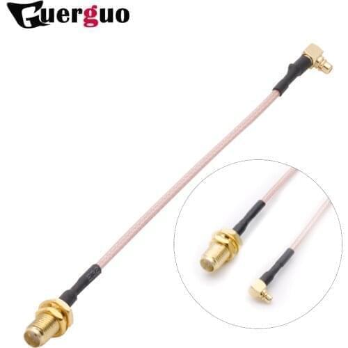 RF Coaxial Adaptor With RG178 Pigtail Cable 20CM 6" SMA Female Plug to MMCX Female Plug Connector 10pcs