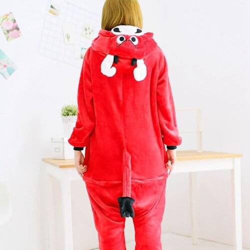 Family Halloween Cosplay Costume Animal Bulls OX Pajamas Winter Warm Cartoon Sleepwear Matching Outfits Mother Kids Onesie