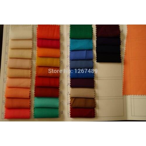 Chiffon Fabric Color Card Clothing Georgette Crepe Georgette Called Wholesale 30meters Garment Factory