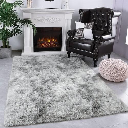 Modern Fluffy Large Area Rug Soft Shaggy Plush Long Fur Rug Kids Playmat Fuzzy Floor Carpet Home Decor Carpet Living Room Carpet