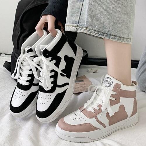 2021 Hot Flats Woman Sneakers Womens Shoes Ladies Casual Breathable Female Vulcanized Shoes Lace Up Woman Comfort Walking Shoes