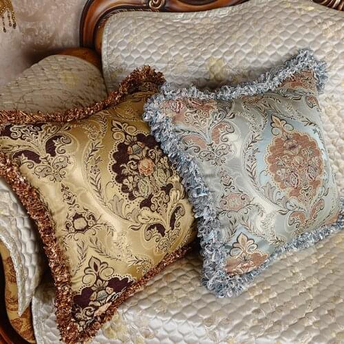 Gold Pendant cushions Luxury car pillow Decorative cushion, silver European cushion cover office