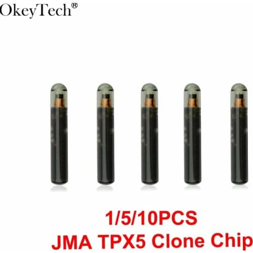 1/5/10PCS Okeytech High Quality Original 3 In 1 TPX5 Car Key Chip For JMA Glass Transponder Chip Cloner Replace TPX1 TPX2 TPX4