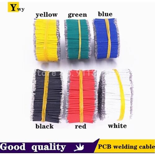 100PCS/LOT Tin-Plated Breadboard PCB Solder Cable 24AWG 3/4/5/6/8/10cm Fly Jumper Wire 1007-24AWG Connector Wire