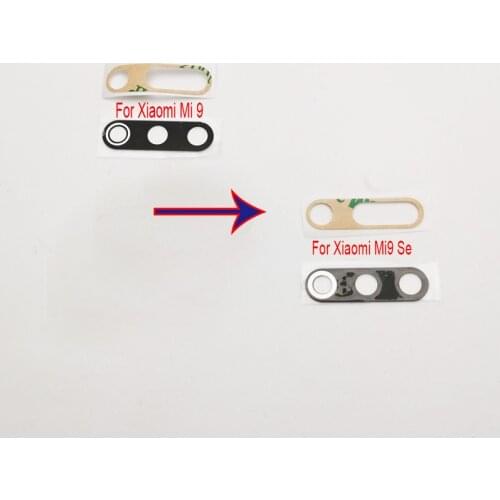 2 pcs/lot New Rear camera glass For Xiaomi Mi 9 Mi9 Se Back Camera Glass Lens Cover With Adhesive Sticker Replacement Parts
