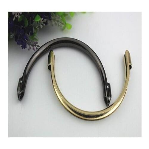 6 PCS/lot) DIY craft leather handbags hand holding buckle handle hardware accessories