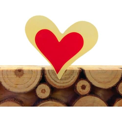 90 Pcs/lot Red Heart sealing label Sticker package stickers For Christmas new year Handmade Products