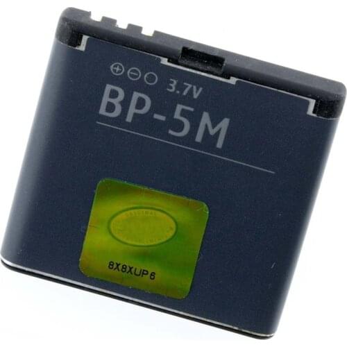 Original BP-5M phone battery for Nokia 6220 Classic 6500 Slide 8600 Luna 6110 Navigator 5610 5700 6500S 7390