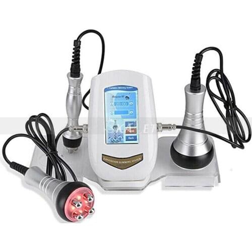 Portable Microcurrent RF Facial Skin Lifting Tightening Beauty Machine 40K Cavitation Ultrasonic Full Body Weight Loss Massager