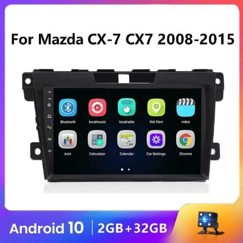 9inch 2 din Android 10.1 Auto Radio Car Multimedia For Mazda Cx-7 cx7 cx 7 2008-2015 GPS Navigation Stereo Audio MP5 Player