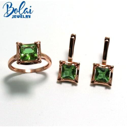 Bolai,color changing silver jewelry set, 925 sterling silver,suitable for a variety of occasions to wear fashion accessories