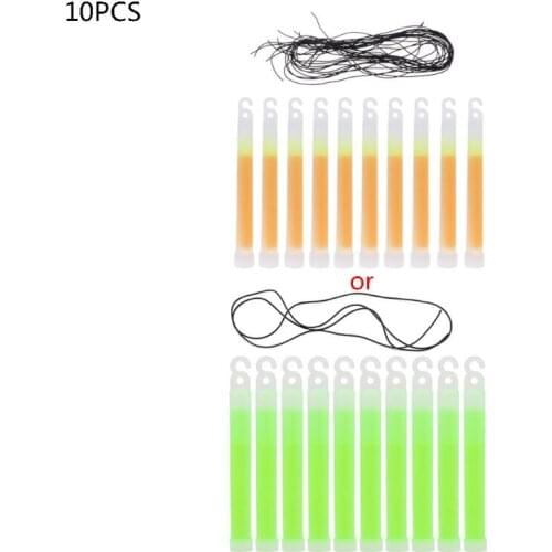 Big sale10Pcs Industrial Grade Glow Sticks Ultra Bright SnapLights with 12 Hour Duration