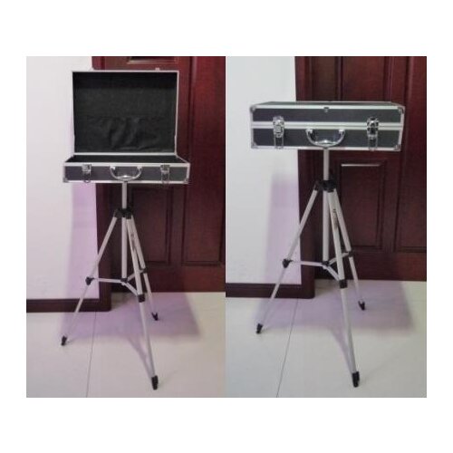 Carrying Case with Triangle Table Base (46*35*12.8cm) - Black,Stage Magic Accessories,Magia Props,For Professional Magicians