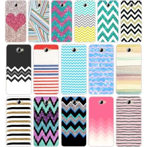 36 gold pink black Glitter Wave Silicone TPU Cover Phone Case On Case For Huawei Y3 II Y5 II Nova 5T GR3 P40 Lite E Case Soft