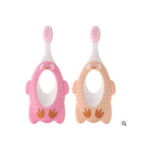 Baby Toothbrush Soft Anti Slip Handle Cartoon For Toddler Kids Newborn Oral Care