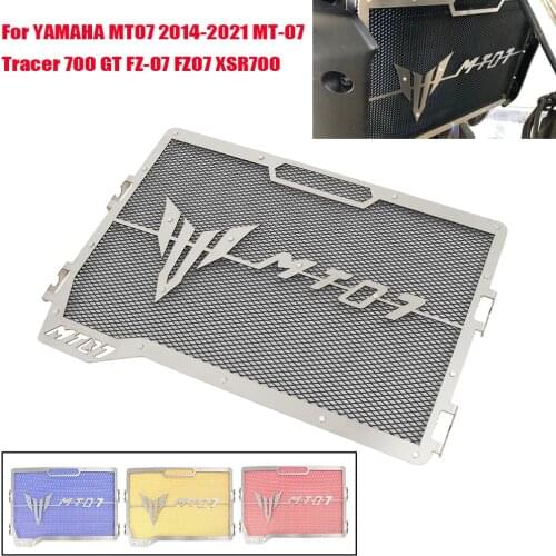 For YAMAHA MT07 2014-2019 MT-07 Tracer 700 GT FZ-07 FZ07 XSR700 Motorcycle Stainless Radiator Cover Grill Guard Grille Protector